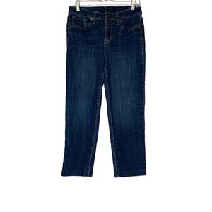 SEVEN7 Tower Straight Crop Jeans dark‎ wash. Size 4